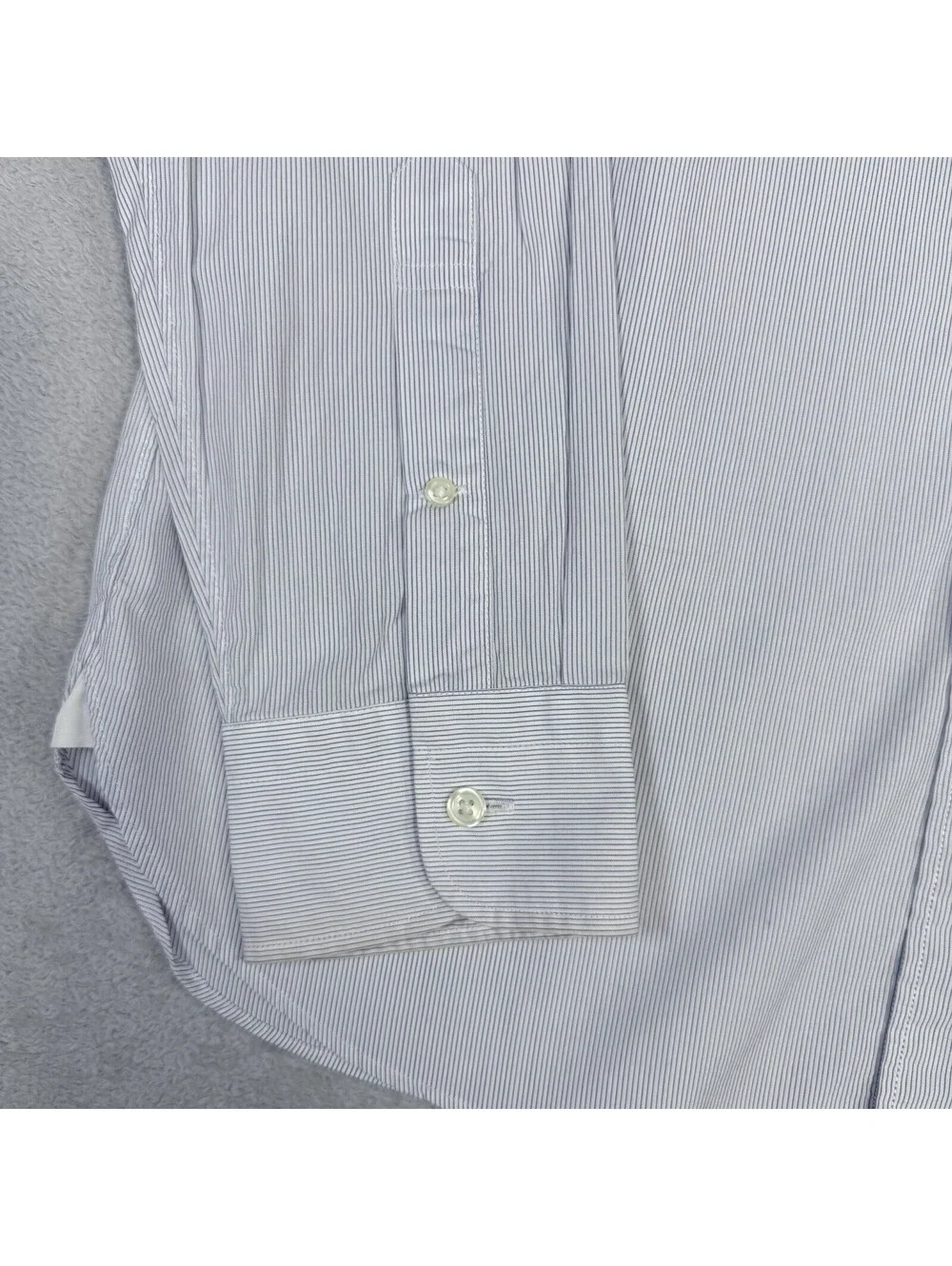 J.Crew Ludlow Slim Fit Dress Shirt Mens Size Large Blue  White Stripe